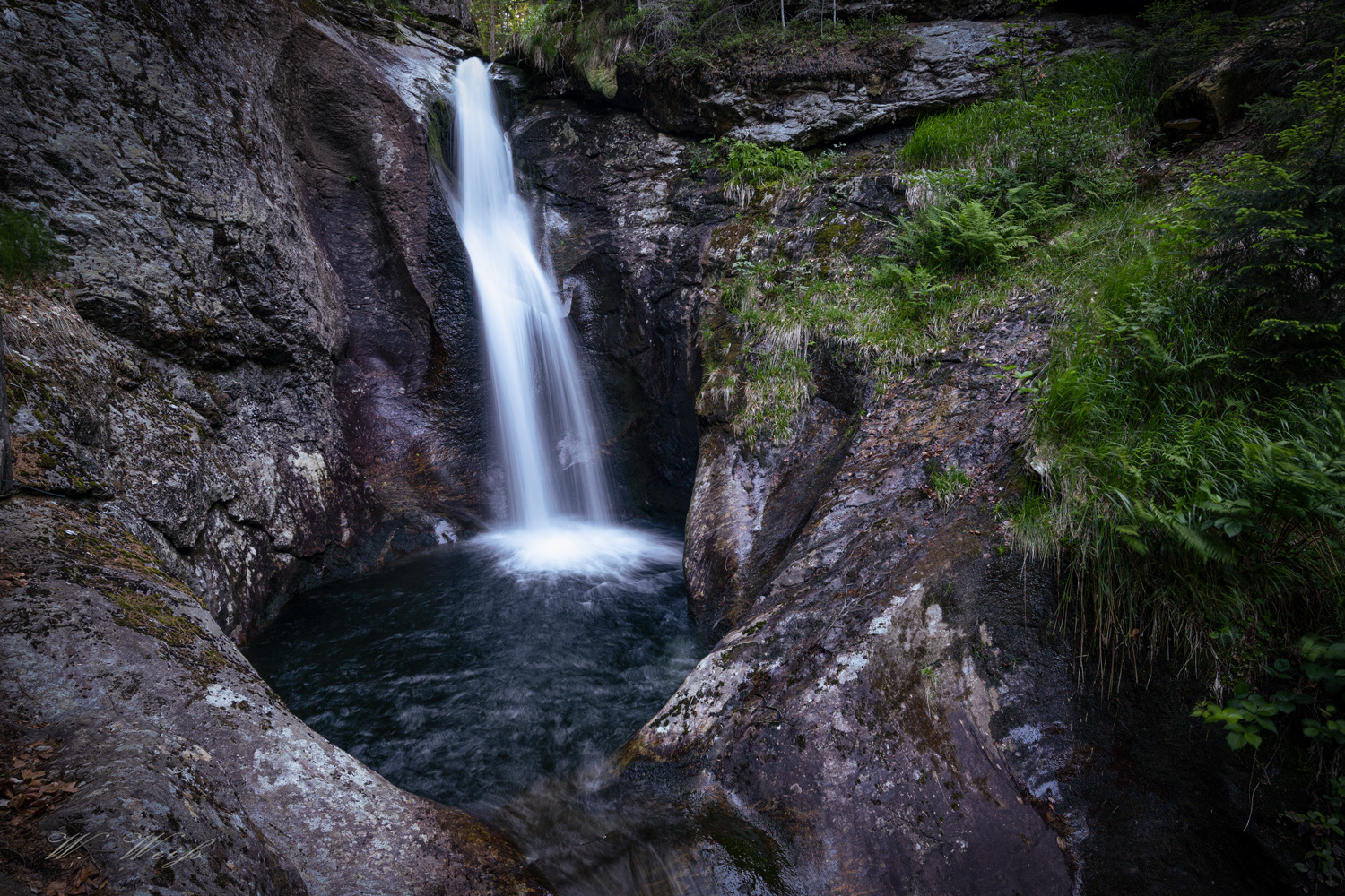 Hochfall im Bayrischen Wald