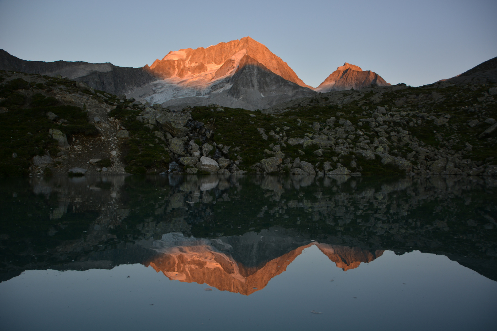 Hochgall im Abendlicht