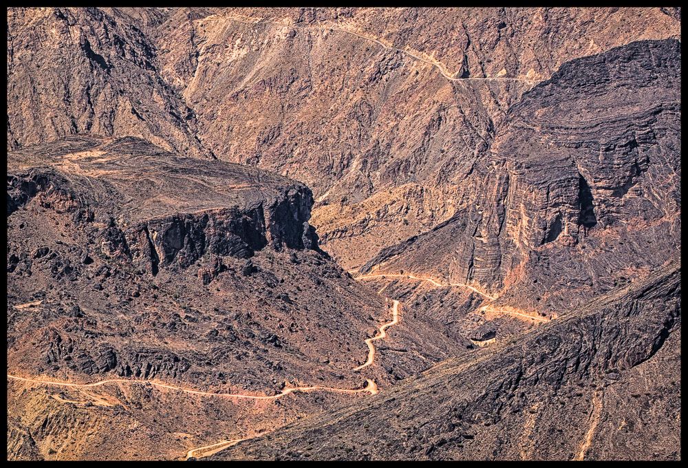 Hochgebirge im Oman