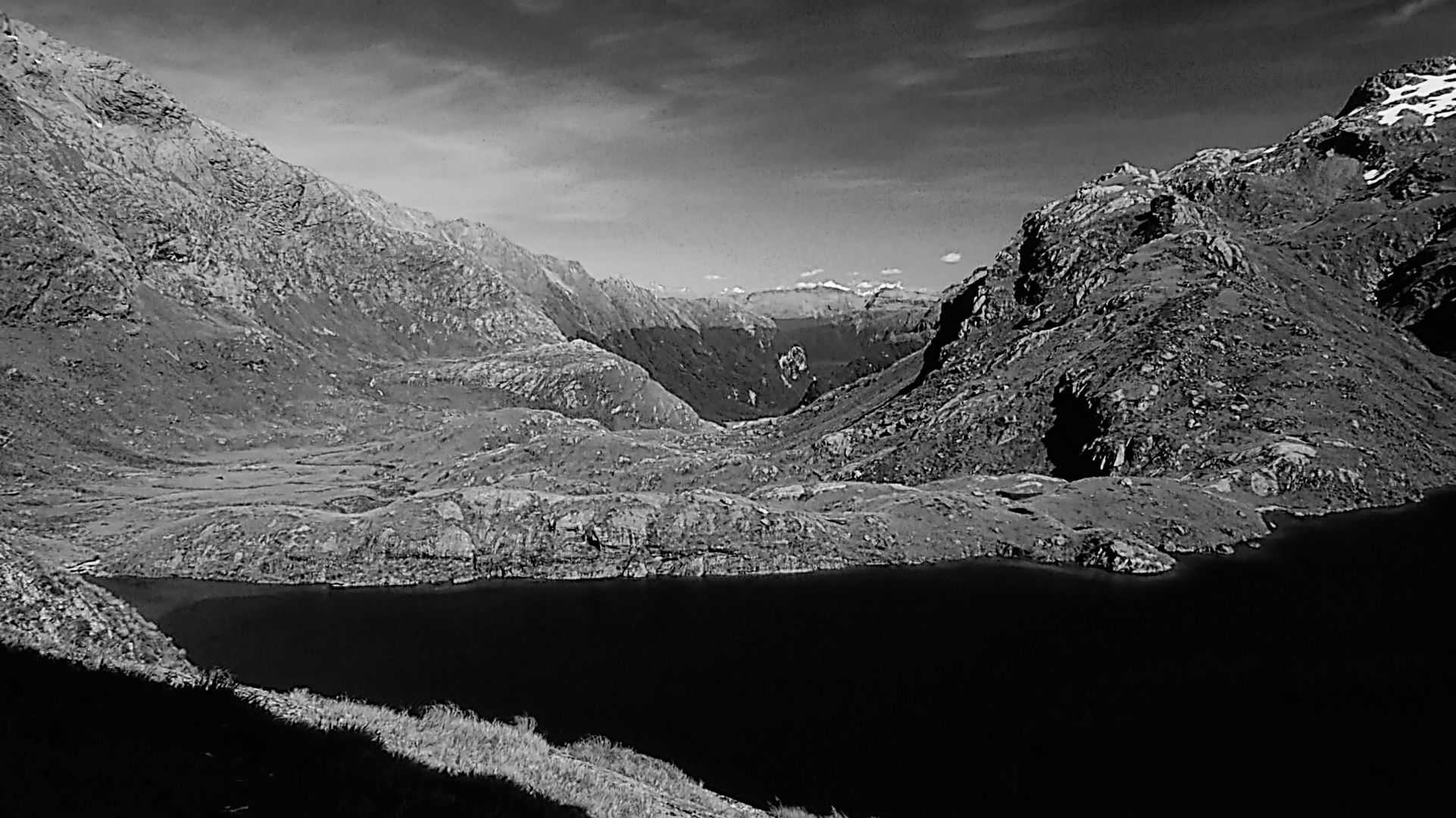 Hochgebirgssee in den Südalpen...