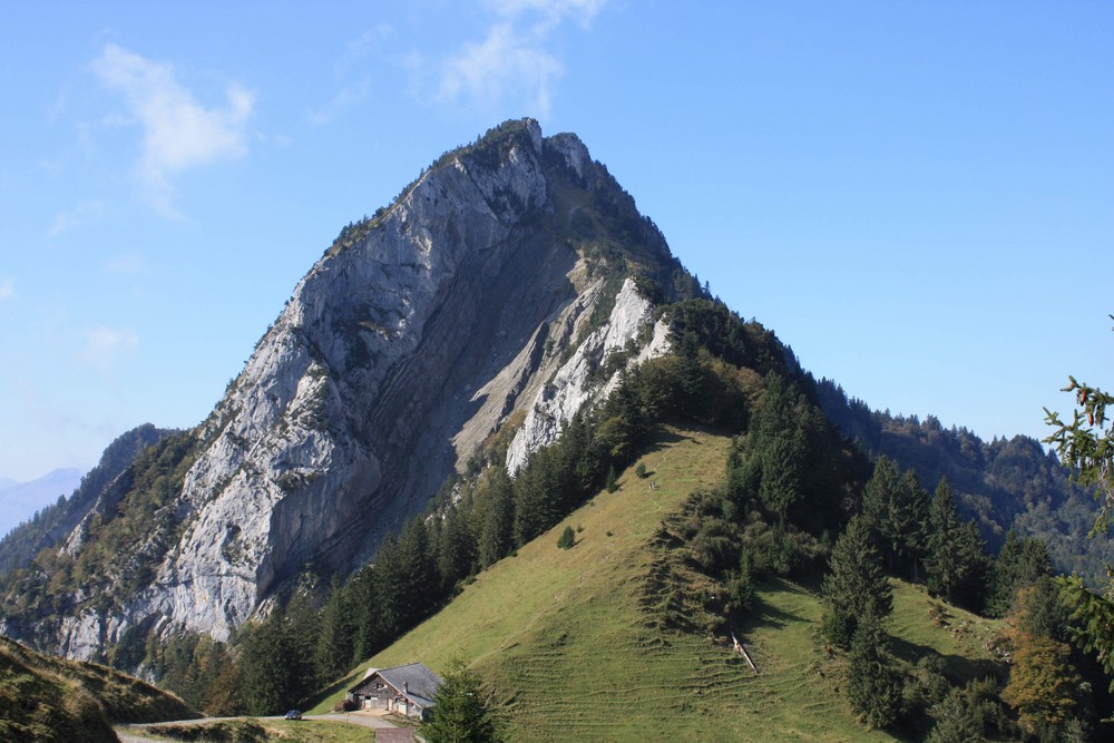 Hochgestiegen auf Rigi Hochflue