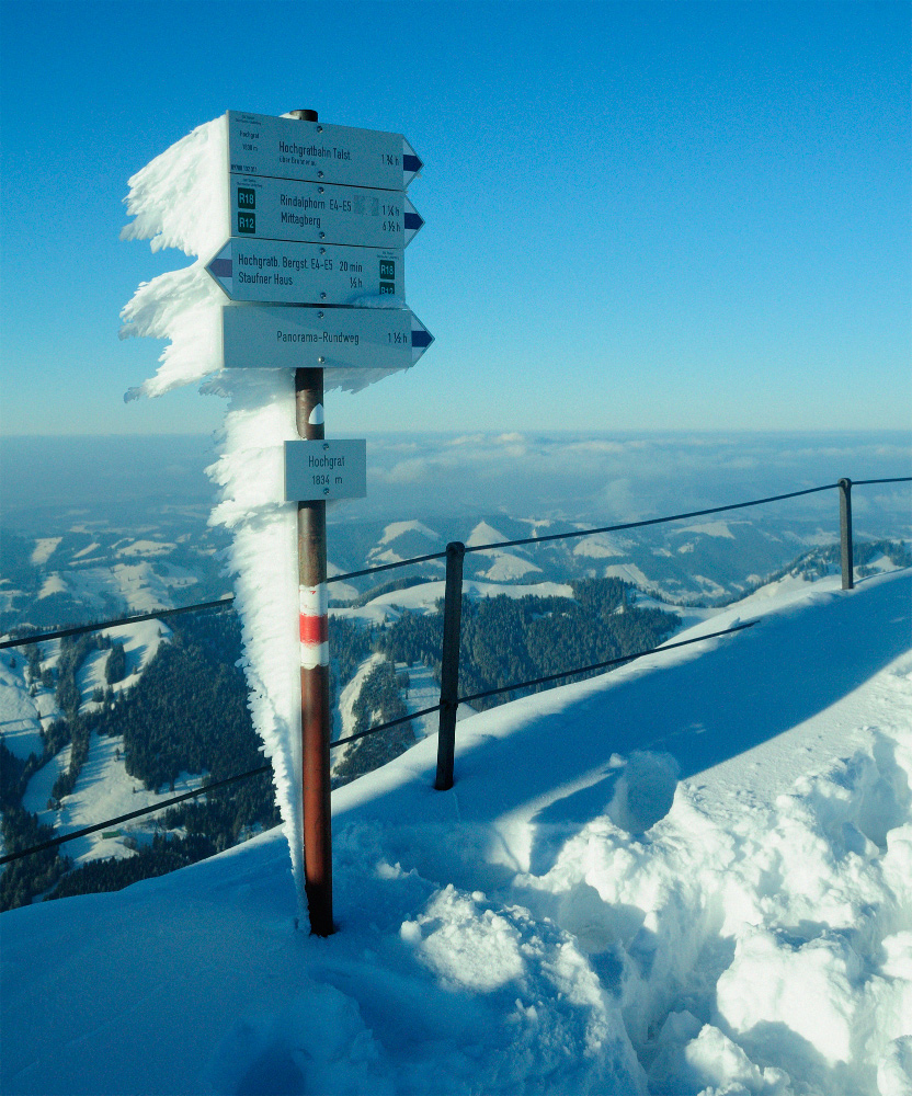 Hochgrat Wegweiser