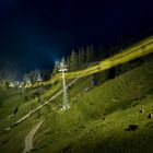 Hochgratbahn bei Nacht