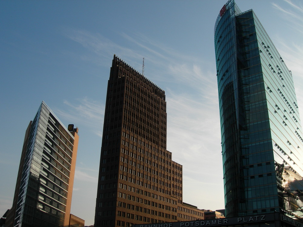 Hochhäuser am Potsdamer Platz