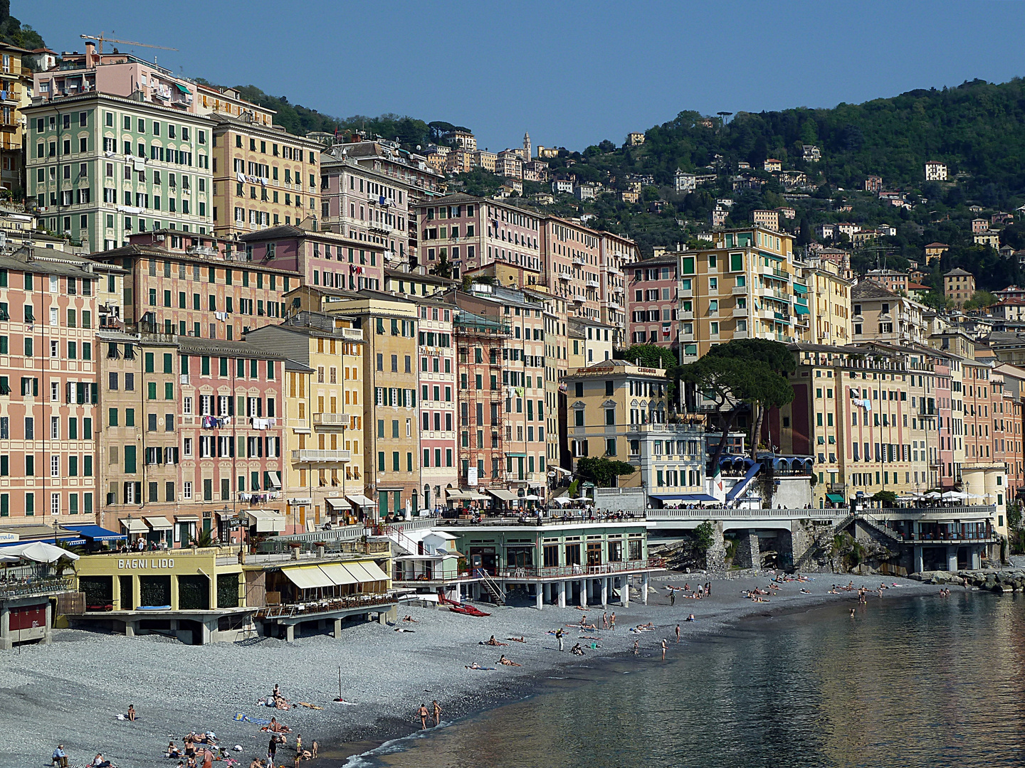 Hochhäuser in Camogli