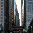 Hochhäuser-Schlucht in Chicago