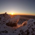 Hochharz Winter Abenddämmerung