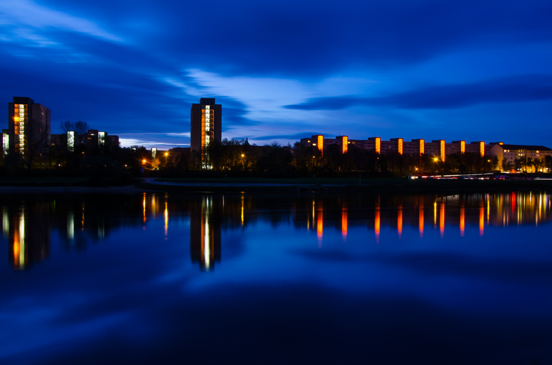 Hochhaus Blue