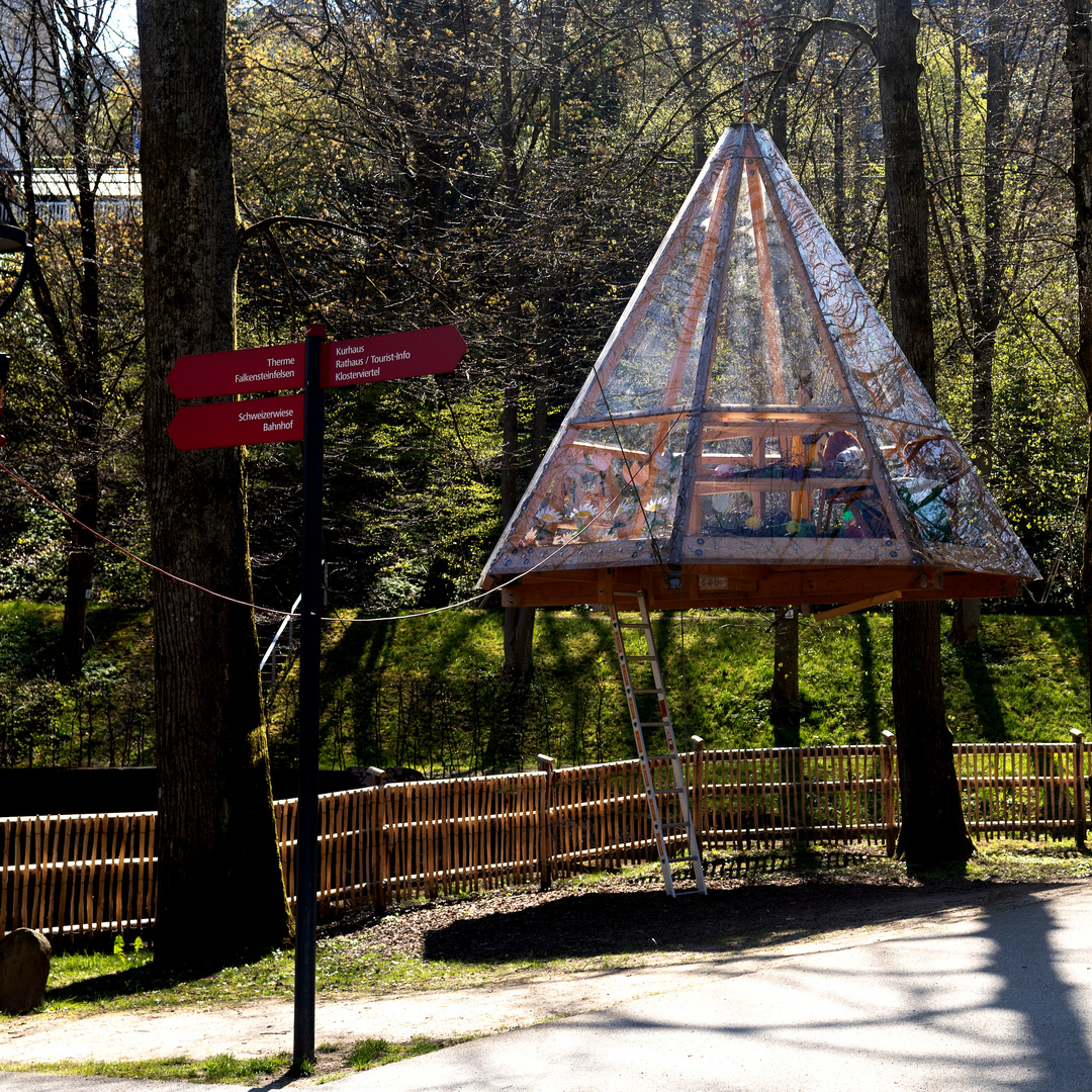 "Hochhaus" im Kurpark Bad Herrenalb