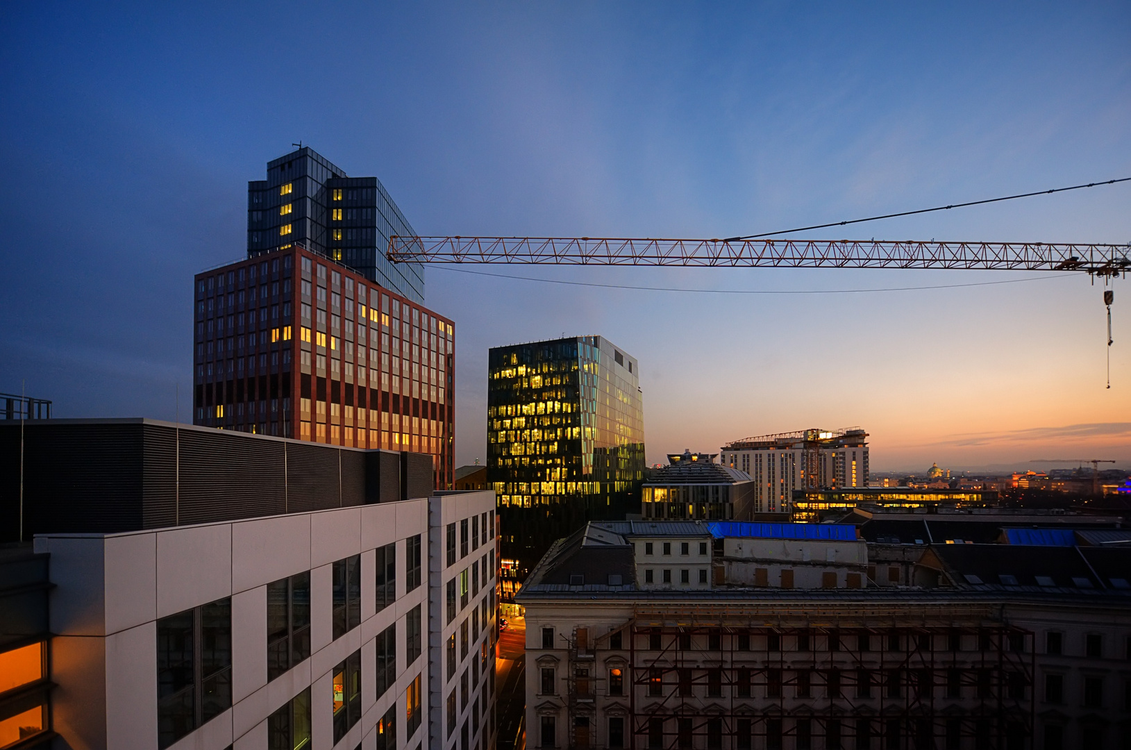 (Hochh)Ausblick mit Kran