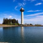 Hochheideturm und Bergsee auf dem Ettelsberg