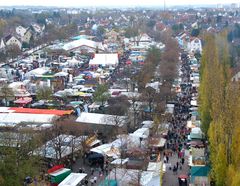 Hochheim - Markt von oben