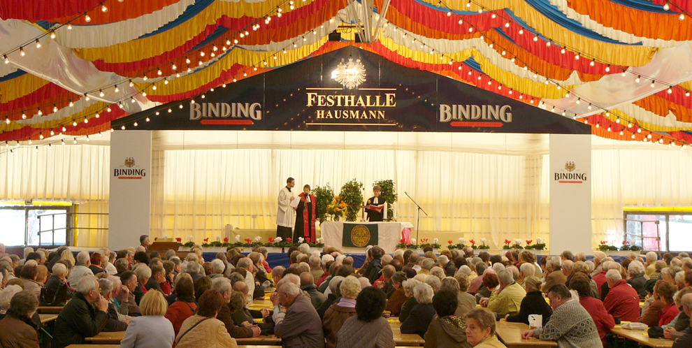 Hochheim - Messe im Festzelt