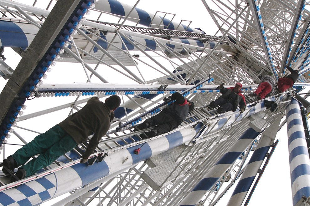 Hochheim - Riesenrad Montage