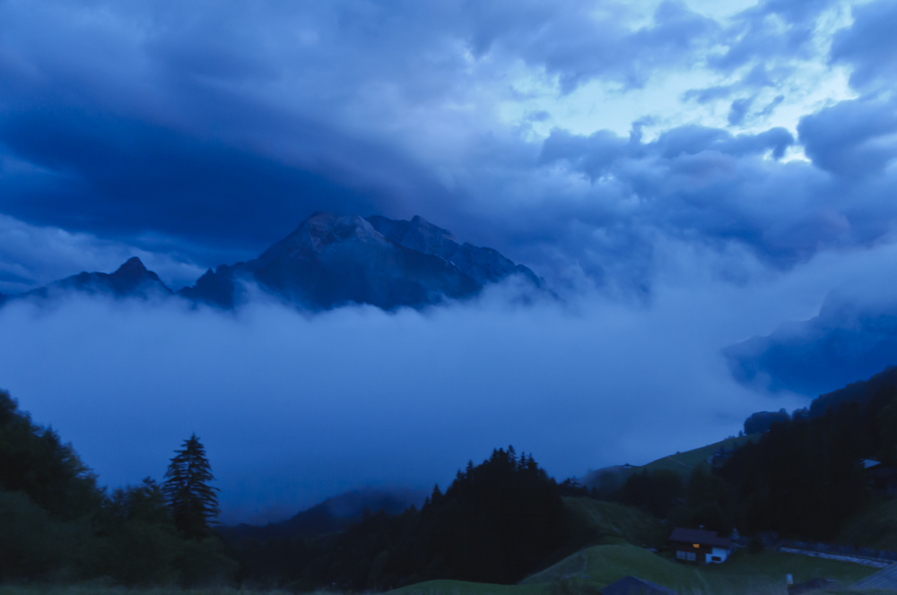 Hochkalter im Nebel