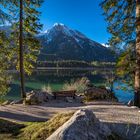 Hochkalter mit Hintersee im Morgenlicht