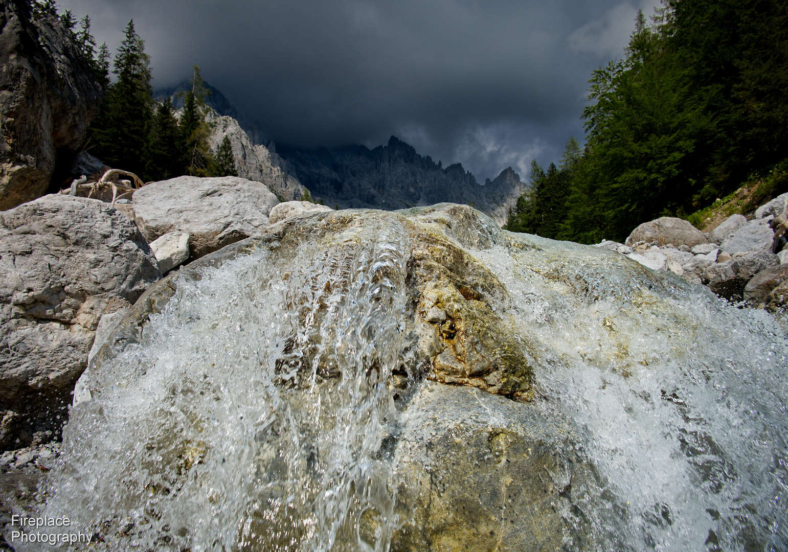 Hochkönig - Red Rock River - Direkt davor!