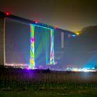 Hochmoselbrücke mit Lichtkunst von R.O. Schabbach 1