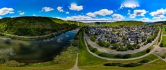 Hochmoseltalbrücke als Panorama