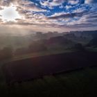 Hochnebel am frühen Morgen