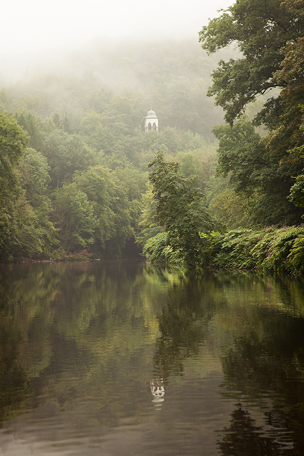 Hochnebel an der Wupper bei Müngsten