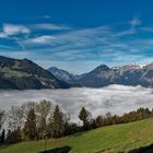 Hochnebel über dem Ziller.- und Inntal