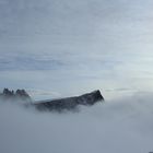 Hochnebel unter Croda da Lago (Cortina - Dolomiten)