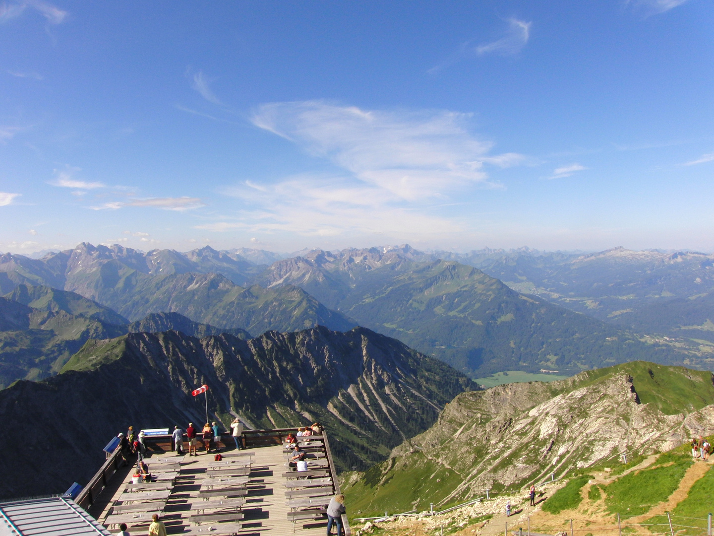 Hochoben auf dem Nebelhorn