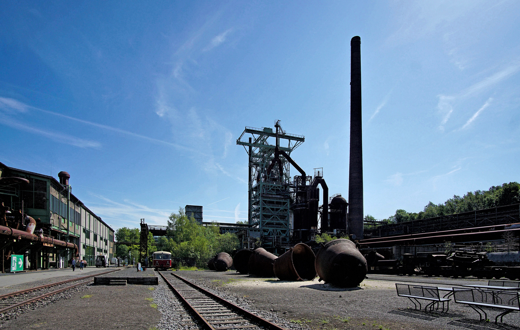 Hochofen auf der Henrichshütte.