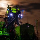 Hochofen im Mondschein Landschaftspark Duisburg