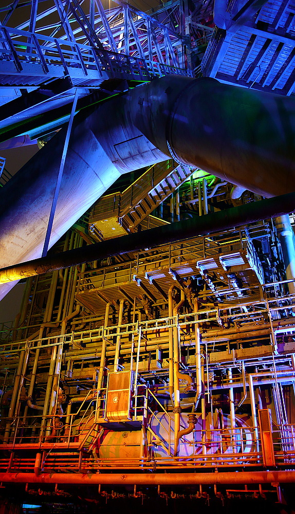 Hochofen vertikal, Landschaftspark Duisburg