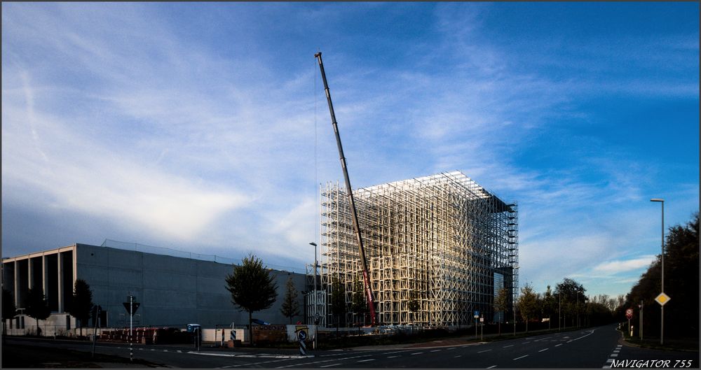 Hochregalbaustelle, Rheinhafen Krefeld - Uerdingen