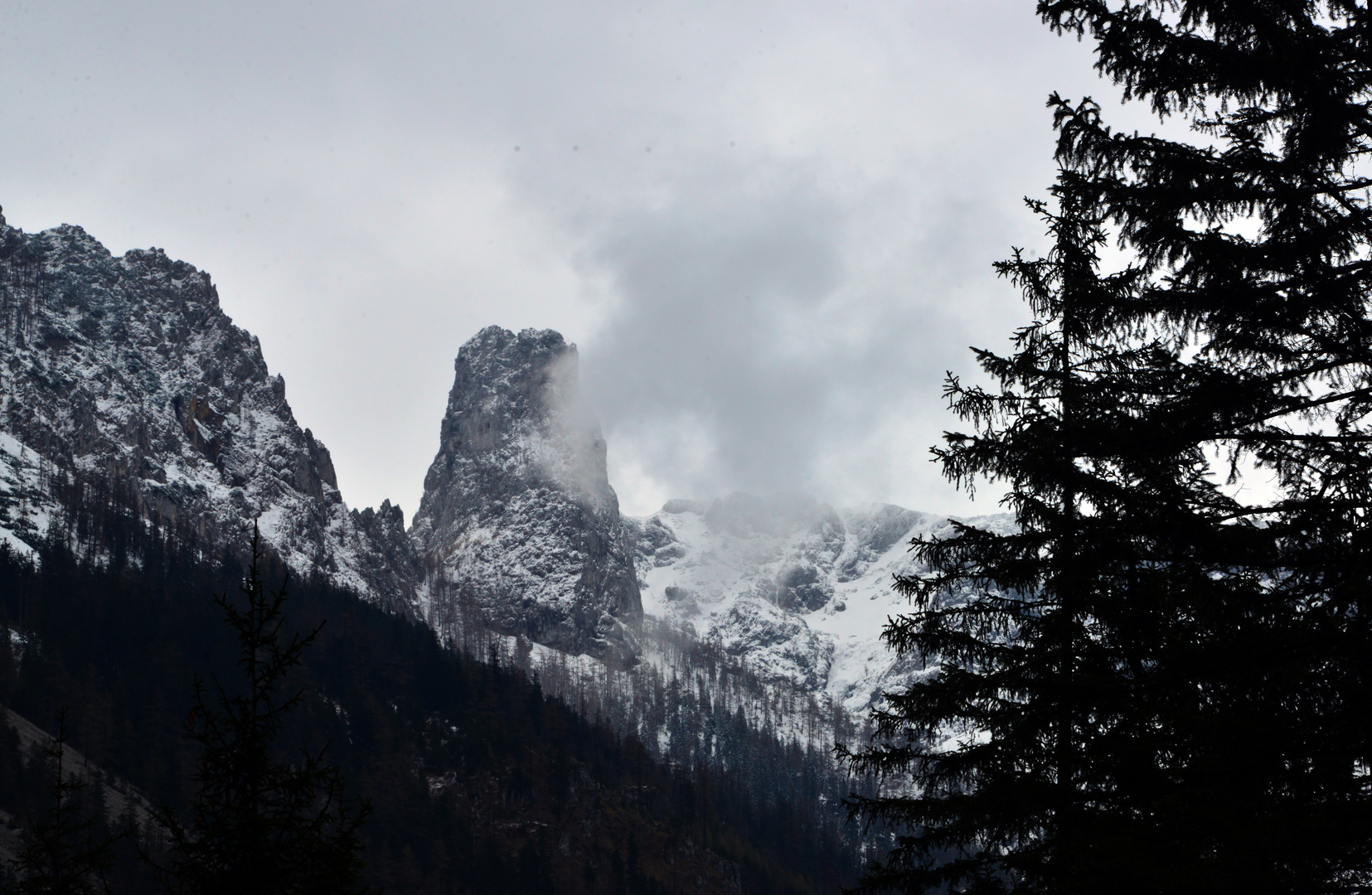 Hochschwab im Nebel