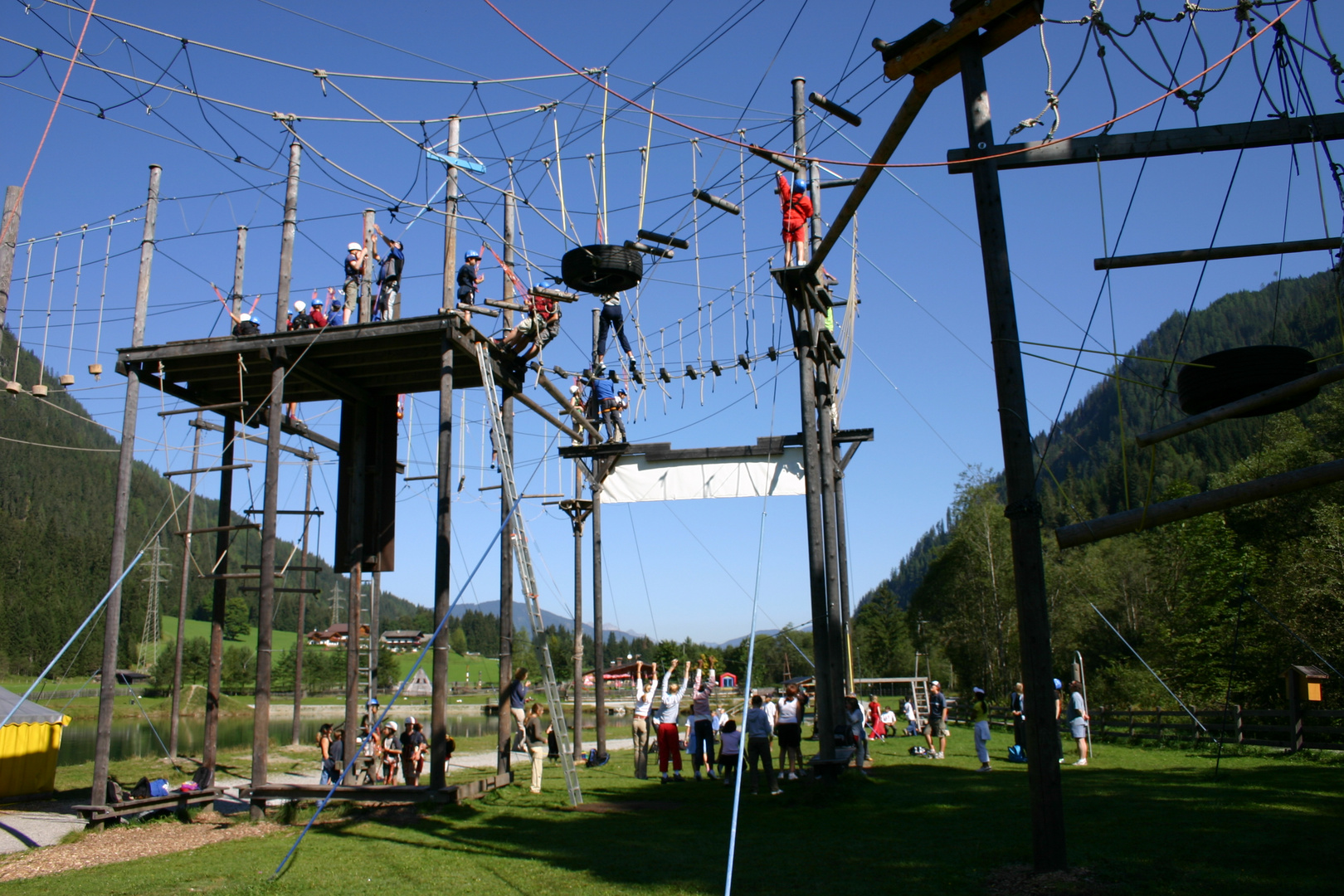 Hochseilgarten-Spaß in Altenmarkt