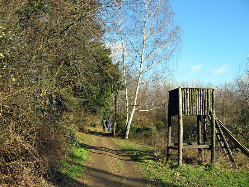 Hochsitz am Wegesrand