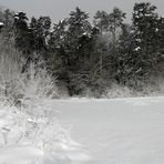 Hochsitz im Winter