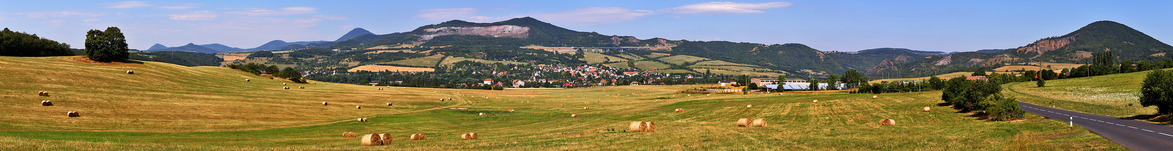 Hochsommer fortgeschritten gestern im Böhmischen Mittelgebirge