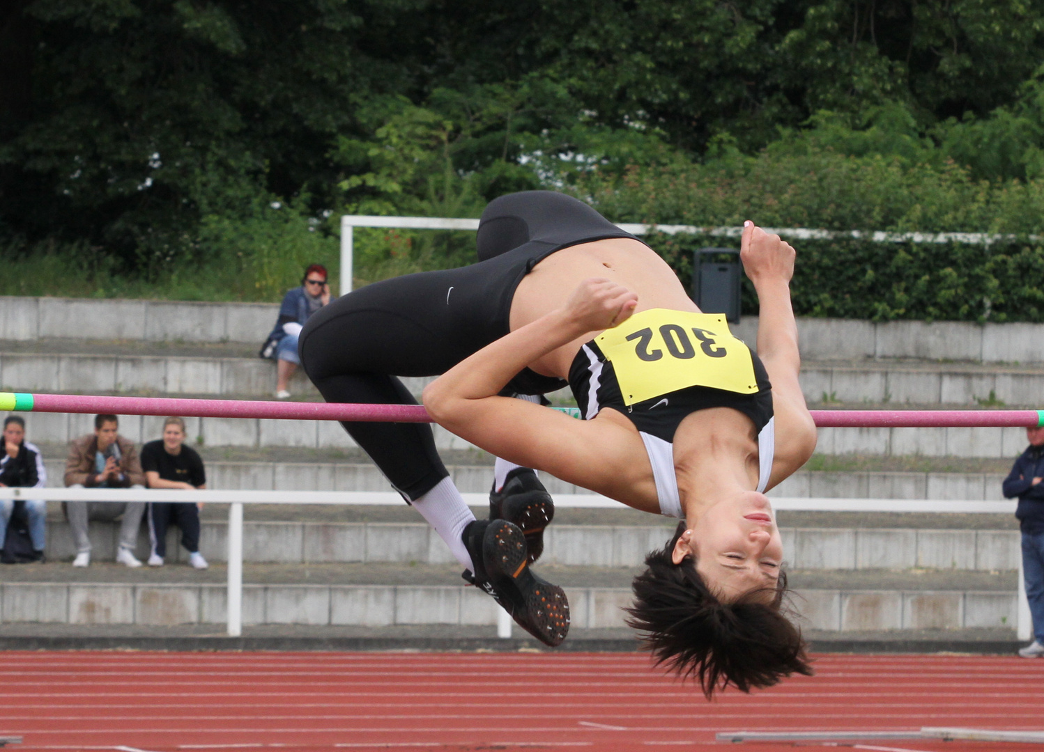 Hochsprung der Frauen, Aileen Herrmann wird 4.