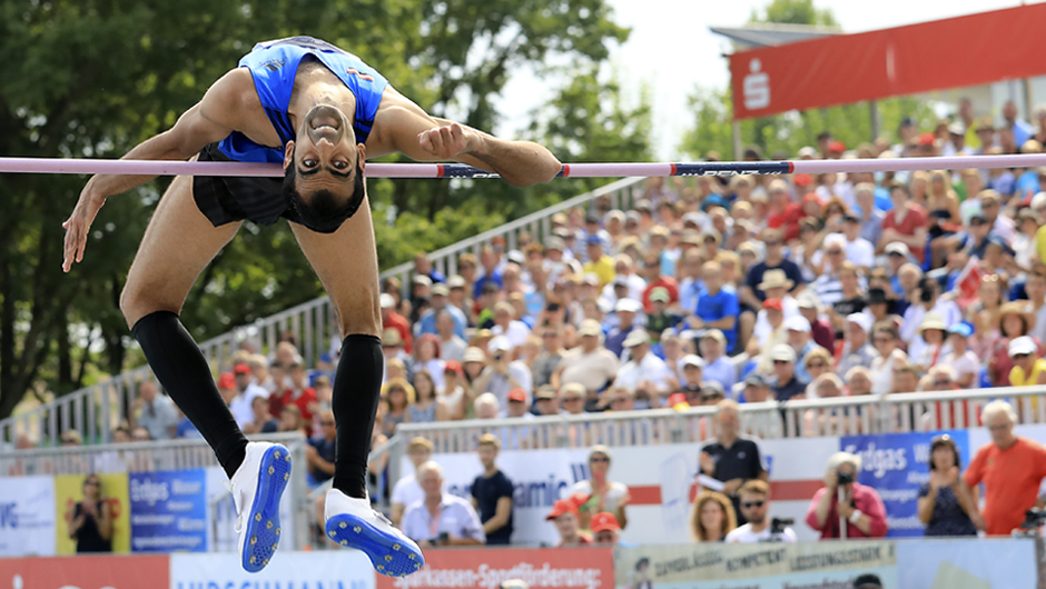 Hochsprung Eberstadt Majd Eddin Ghazal Foto & Bild wettkampf