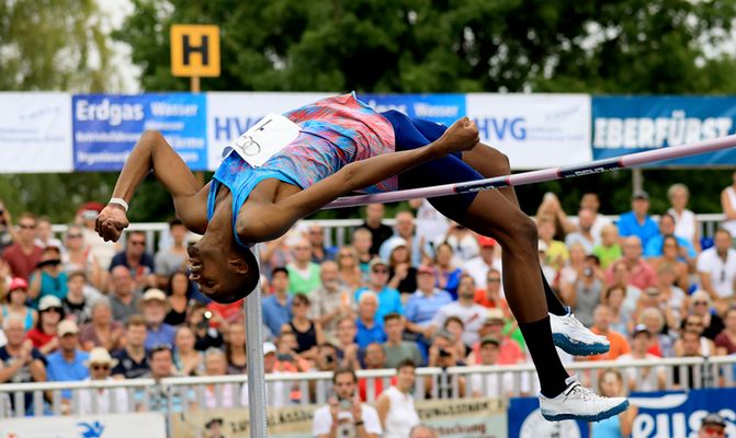 Hochsprung Eberstadt - Mutaz Essa Barshim