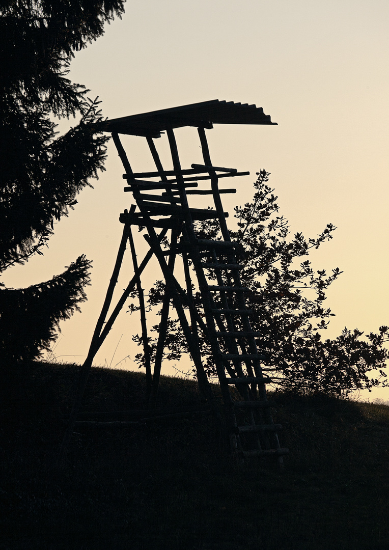 Hochstand Silhouette