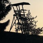 Hochstand Silhouette