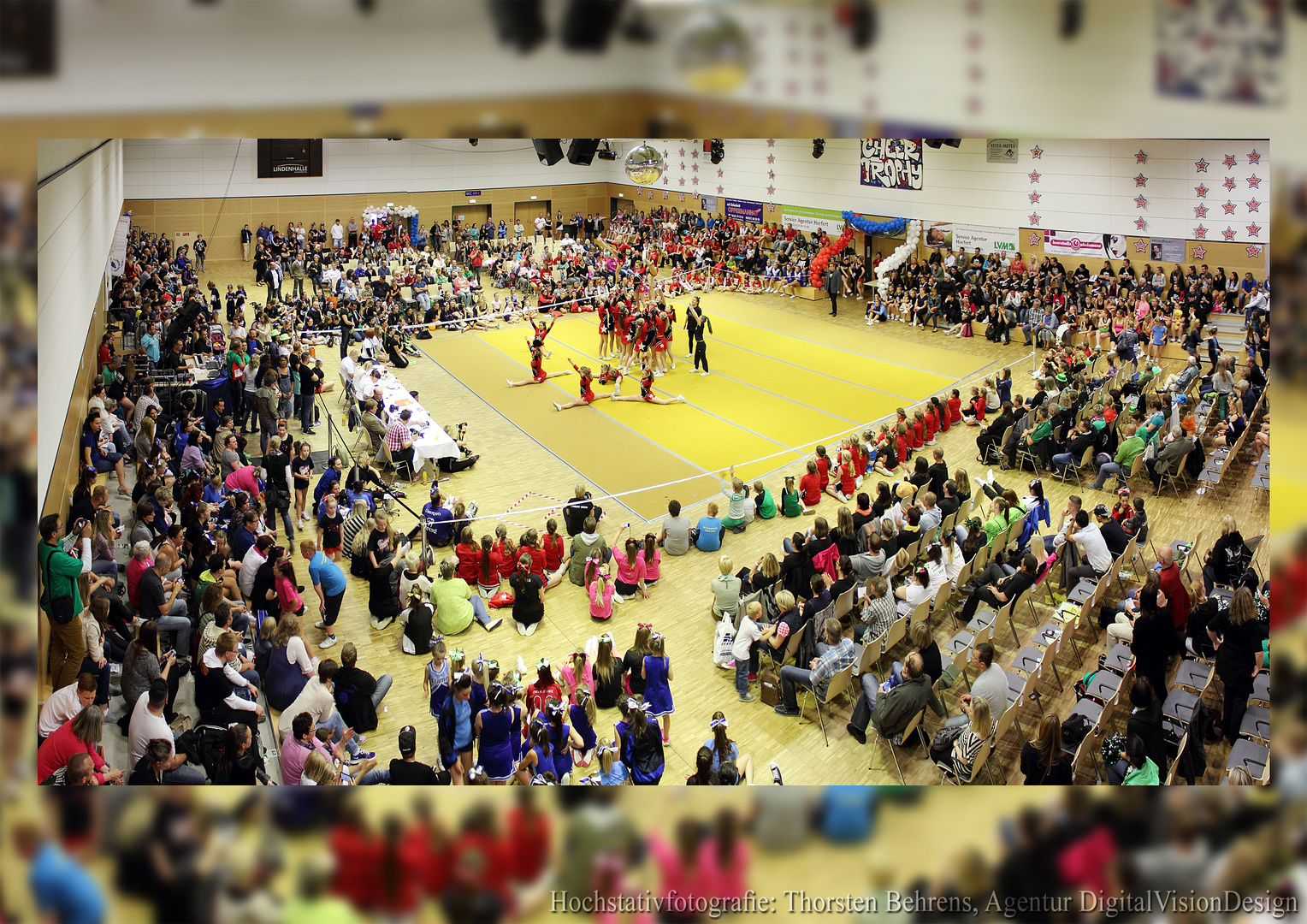 Hochstativfotografie in der Lindenhalle Wolfenbüttel - Cheer Trophy 2014 (Motiv III von III)