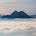 Hochstaufen im Wolkenmeer