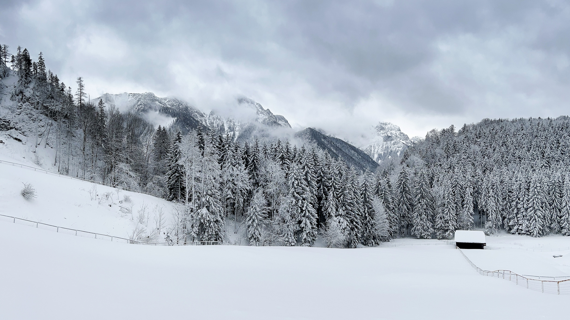 Hochsteinalm im Winter