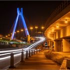 Hochstraße Ludwigshafen - Blick auf die Pylon-Brücke III