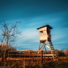 Hochstuhl in der Abendsonne