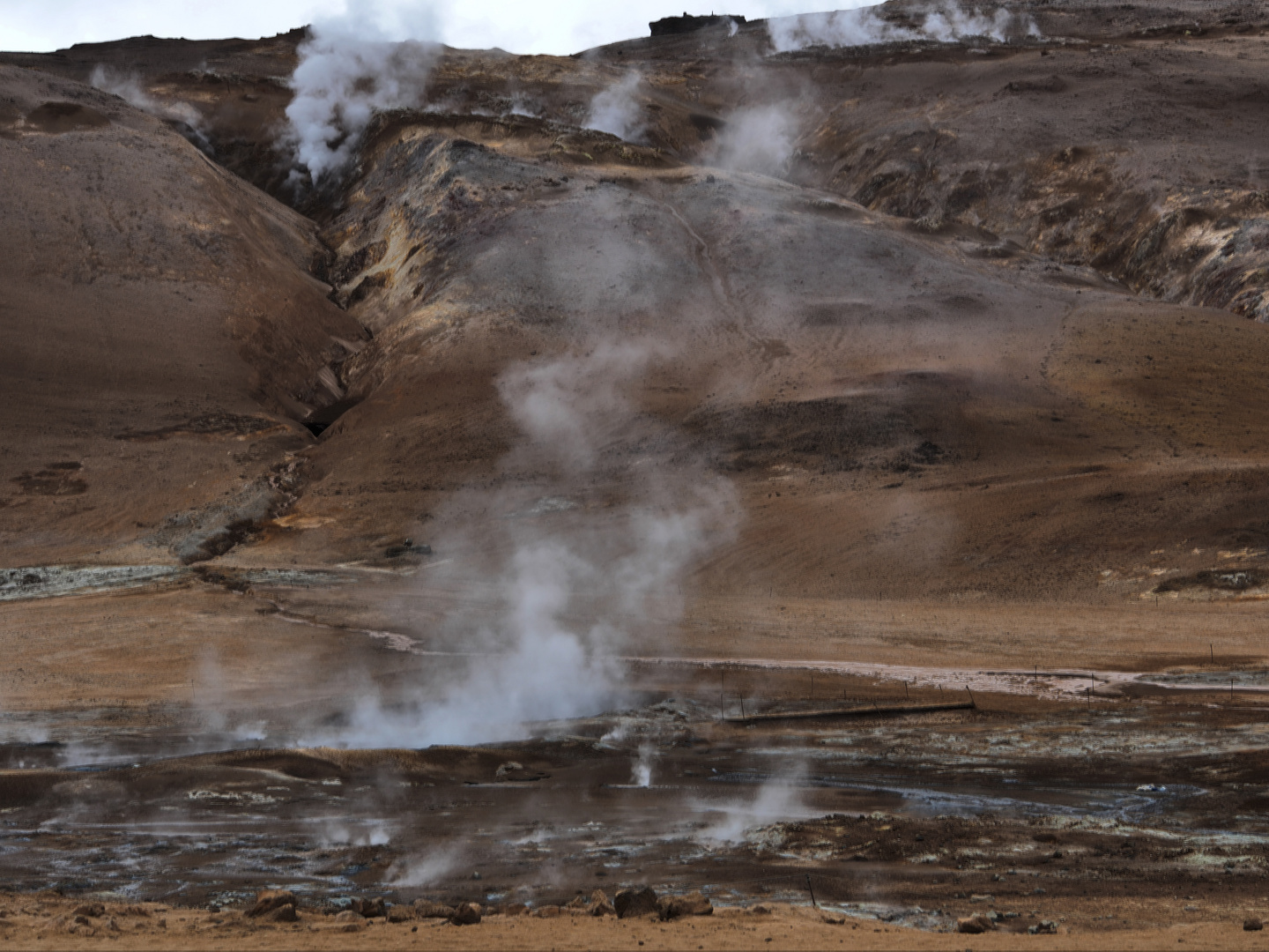 Hochtemperaturgebiet Námaskarð, Island -2