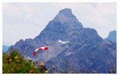 Hochvogel mit Windsack