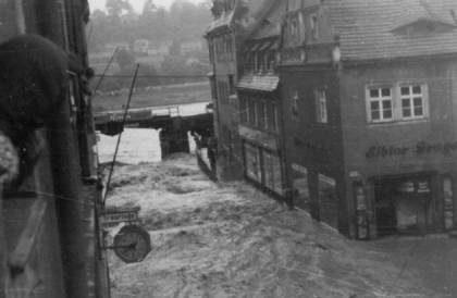 Hochwasser 1957 in Pirna